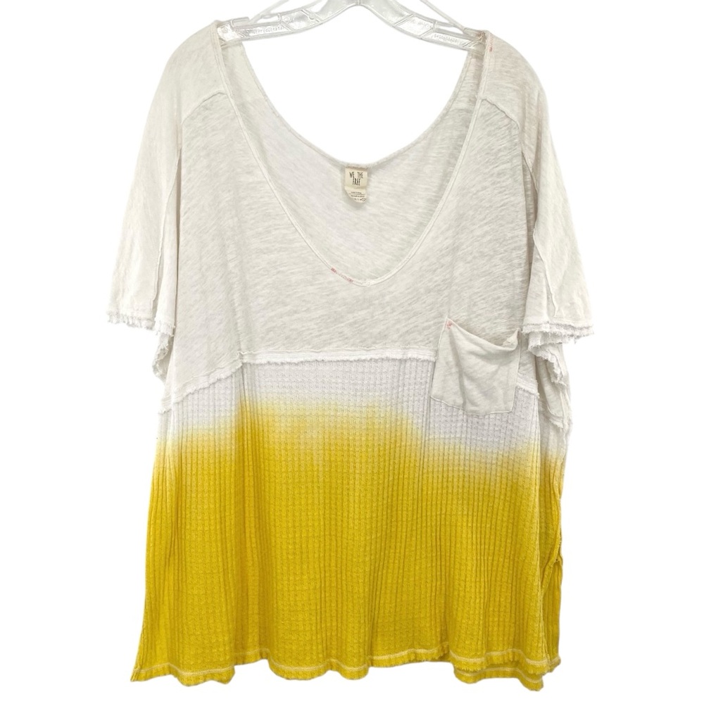 Free People We The Free Sun Dial Tee in Yellow - Picture 10 of 10
